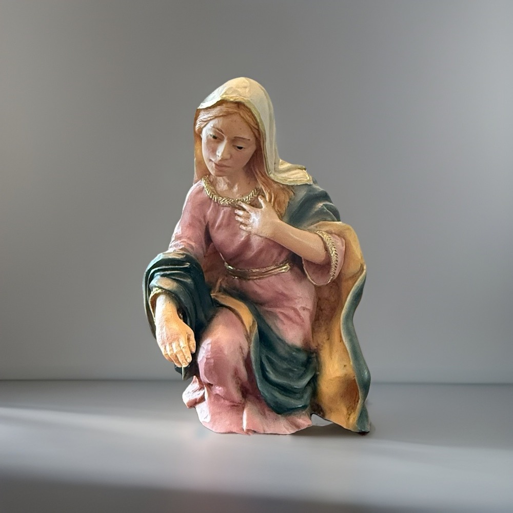 Vintage 1988 Nativity Mary Figure Made  In Italy Castagna Collection EUC